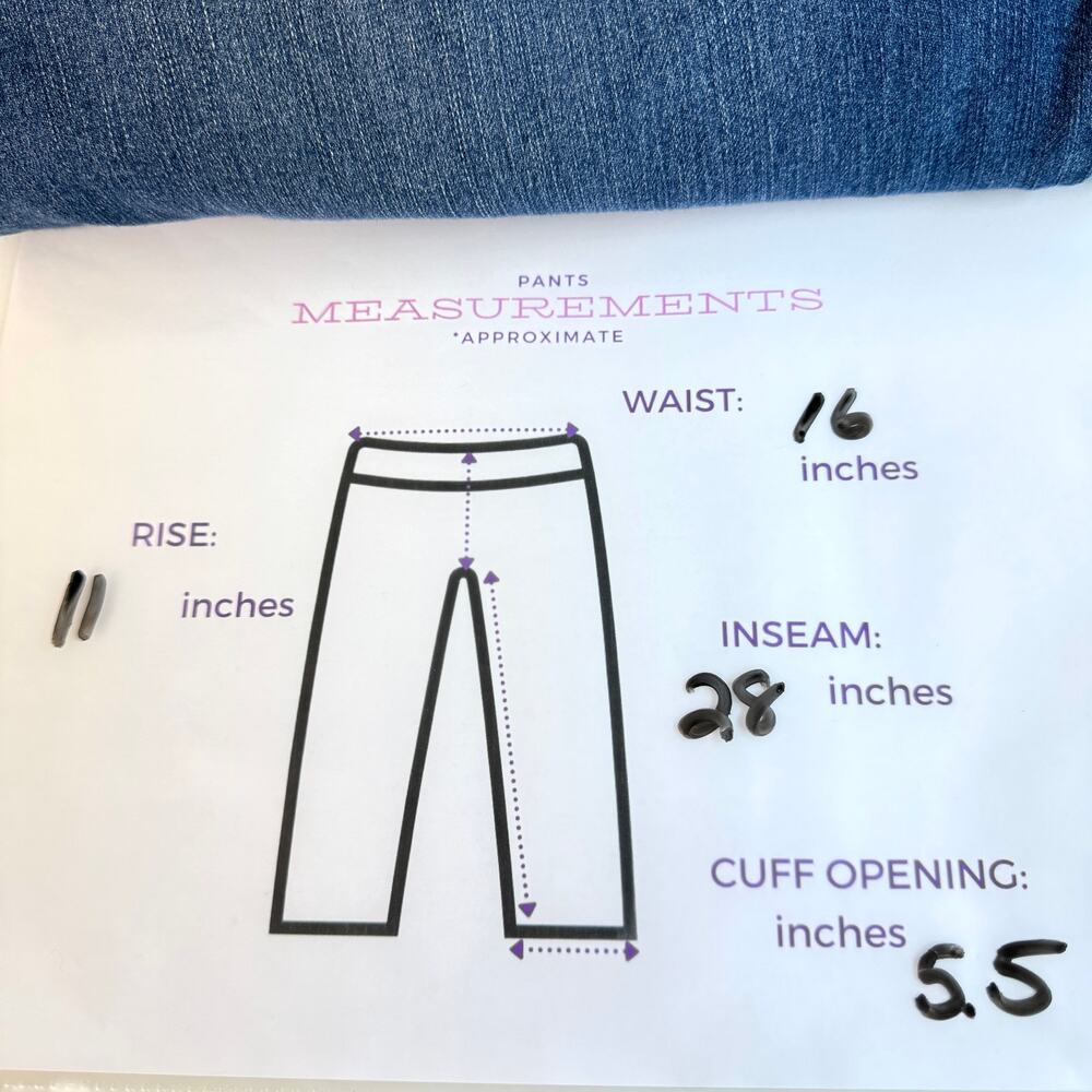 Democracy Women Ab Solution Straight Leg Jean Size 10 Denim Shaping Stretch Blue - Picture 7 of 7